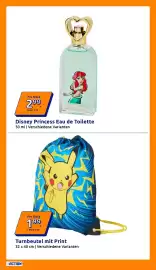 Action Flugblatt woche 33 Seite 23: Turnbeutel mit Print €1,99, Disney Princess Eau de Toilette €2,99