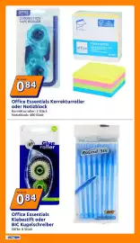 Action Flugblatt woche 33 Seite 24: Office Essentials Klebestift oder BIC Kugelschreiber €0,84