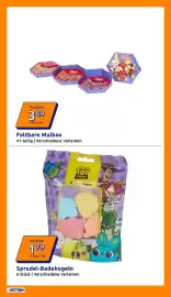 Action Flugblatt woche 33 Seite 28: Sprudel-Badekugeln €1,79, Faltbare Malbox €3,49
