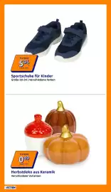 Action Flugblatt woche 33 Seite 7: Sportschuhe für Kinder €5,95, Herbstdeko aus Keramik €0,49