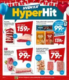 Bilka tilbudsavis uge 33 Side 4: Tulip pulled eller spareribs €99,00, Cuvette, entrecotes eller ribeyes af okse €159,00