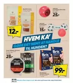 Bilka tilbudsavis uge 33 Side 42: Jolly Paw snacklegetøj eller bolde €25,00, Crave vådfoder / paté €25,00