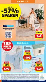 Hofer Flugblatt Seite 48: Up2fashion women damen-pyjama €4,99, Home Creation Steinform Teppich €7,49