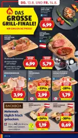 Hofer Flugblatt Seite 16: Fairhof Chicken Wings gewürzt €2,99, Sonnhof BBQ Hochrücken-Steak €5,79