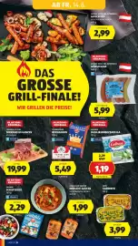 Hofer Flugblatt Seite 20: Schärdinger Bergbaron €5,49, Galbani Basilikum Mozzarella €1,19