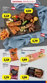 Hofer Flugblatt Seite 47: Snack Fun Kesselchips €1,79, BBQ Brioche Burger Bun Lauge €1,99