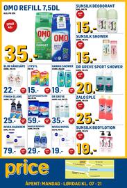 Price Lagerbutikk kundeavis Side 4: Omo refill 7,5dl €35,00, Sunsilk deodorant €15,00