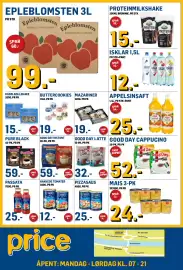 Price Lagerbutikk kundeavis Side 2: Epleblomsten 3l €99,00, Proteinmilkshake €15,00