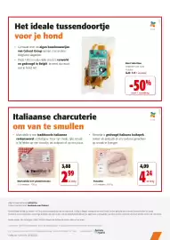 Colruyt folder Pagina 18: Boni Selection nekpezen van rund €6,25, Mortadella met pistachenoten €2,99