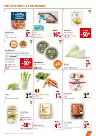 Colruyt folder Pagina 9: Jonge wortelen met loof in bosje €1,39, Marine harvest forel €16,90