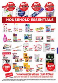 OK Foods catalogue Page 8: Super Brite Toilet Blocks €19,99, OK Choice Roller Towels 2's €21,99