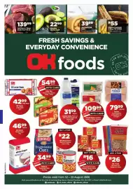 OK Foods catalogue Page 1: Royco Instant Soup Powder Packet Assorted €16,00, Bokomo Traditional Oats €34,99