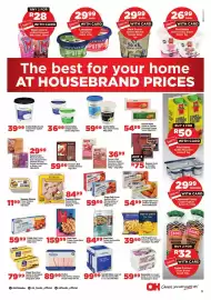 OK Foods catalogue Page 3: Crystal Valley Long Life UHT Full Cream Milk €9,99, Cape Point Frozen Prawn Meat €159,99