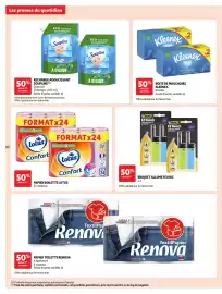 Catalogue Auchan page 10: Lotus Papier rolette €5,00, BIC BRIQUET ALLUME FEU €2,00