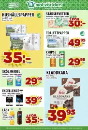 Matvärlden Tensta reklamblad vecka 37 Sida 8: TOALETTPAPPER €49,95, EXCELLENCE €39,95