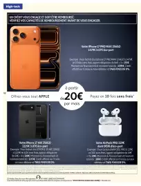 Catalogue Auchan | Promos rentrée étudiants page 12: IPhone 17 PRO MAX 256GO €20,00