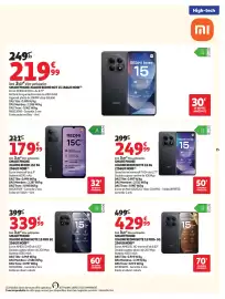 Catalogue Auchan | Promos rentrée étudiants page 15: XIAOMI REDMI NOTE 15 5G €249,99, XIAOMI REDMI 15C 5G €179,99