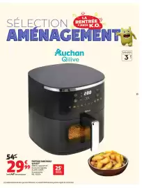Catalogue Auchan | Promos rentrée étudiants page 21: Qilive Friteuse sans huile €29,99