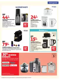 Catalogue Auchan | Promos rentrée étudiants page 25: Sodastream Machine à soda Terra noire €44,99