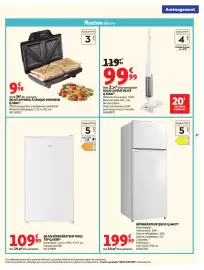 Catalogue Auchan | Promos rentrée étudiants page 27: QILIVE APPAREIL À CROQUE-MONSIEUR €9,98, QILIVE BALAI LAVEUR €99,99