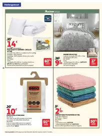 Catalogue Auchan | Promos rentrée étudiants page 38: Linge de toilette Fantaisie Actuel €2,99, DODO PROTECTION LITERIE €10,00