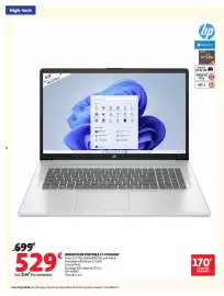 Catalogue Auchan | Promos rentrée étudiants page 4: HP ORDINATEUR PORTABLE 17-CP2062NF €529,00