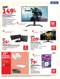 Catalogue Auchan | Promos rentrée étudiants page 7: THE G LAB PACK COMBO KRYPTON €24,99, ASUS ÉCRAN 27" TUF VG279Q5A €109,99