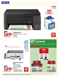 Catalogue Auchan | Promos rentrée étudiants page 8: EPSON IMPRIMANTE ET 2910 €169,90, Canon 545XL Black €1,99