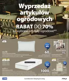 JYSK gazetka Strona 12: Komplet pościeli satynowej NELL €90,00, Poduszka ozdobna ARISTEA €15,00