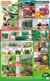 Catalogue Norma semaine 34 page 1: Whiskas 24 pâtées pour chats adultes €8,36, Powermade Garden Sacs de jardin €9,99