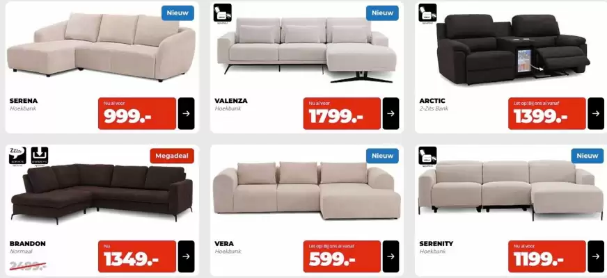 Seats and Sofas (geldig t/m 25-08)