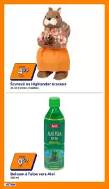 Catalogue Action semaine 33 page 10: Écureuil ou Highlander écossais €4,99, Aloi Boisson à l'aloe vera €0,69