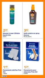 Catalogue Action semaine 33 page 24: First Aid Pansements pour ampoules €1,24, FirstAid Pansements stériles €1,49
