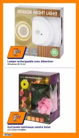 Catalogue Action semaine 33 page 25: SENSOR NIGHT LIGHT €3,59, Solar Guirlande lumineuse €3,77