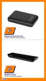 Catalogue Action semaine 33 page 27: RE-LORD Batterie externe Re-load €4,95, Étagère murale €2,99