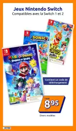 Catalogue Action semaine 33 page 5: Nintendo Switch Jeux €8,95