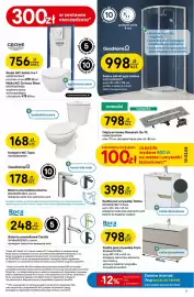 Castorama gazetka Strona 21: Bateria umywalkowa Kentia €178,00, Kompakt WC Tapia €168,00