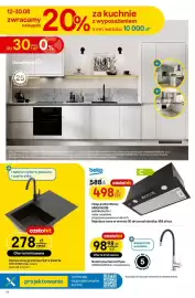 Castorama gazetka Strona 24: Okap podszafkowy Beko HNU61422B €498,00, Bateria kuchenna Piasa €98,98