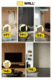 Castorama gazetka Strona 30: OK WALL Panel lamelowy ścienny HDF, czarny/dąb sarragosa €148,00