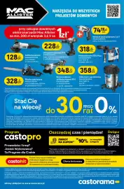 Castorama gazetka Strona 34: Młotowiertarka SDS Plus €318,00, Odkurzacz warsztatowy VAC €358,00