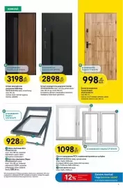 Castorama gazetka Strona 9: Okno trzyszybowe PCV rozwierne/rozwierno-uchylne €1.098,00, Drzwi zewnętrzne Tytan Grand €998,00