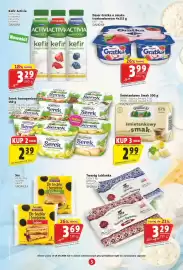 Prim Market gazetka tydzień 33 Strona 5: Serek homogenizowany PIĄTNICA €2,39, Deser Gratka o smaku truskawkowym €3,99