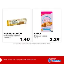 Volantino Iper Tosano settimana 33 Pagina 2: Bauli croissant classici €2,29, Mulino Bianco Grancereale assortito €1,40