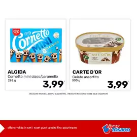 Volantino Iper Tosano settimana 33 Pagina 3: Algida Cornetto mini class €3,99, Carte d'or gelato assortito €3,99