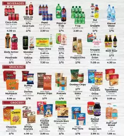 Sunset Foods weekly ad week 33 Page 4: Kellogg's Frosted Flakes or Froot Loops €3,99