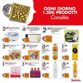 Volantino Italmark Pagina 21: Biscotto gelato Consilia gusto vaniglia €2,79, Aperitivo analcolico bitter Consilia €1,85