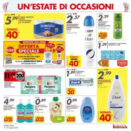 Volantino Italmark Pagina 5: Dentifrici Oral B Freschezza Estrema €1,89, Pouch di frutta bio Alce Nero €0,89