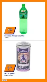 Volantino Action settimana 33 Pagina 11: Bevanda all'aloe vera Aloi €1,95, Texas BBQ Rub Seasoning €1,19