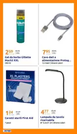 Volantino Action settimana 33 Pagina 23: Lampada da tavolo ricaricabile €4,77, Cerotti sterili First Aid €1,39
