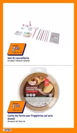 Volantino Action settimana 33 Pagina 29: Carta da forno per friggitrice ad aria Dumil €1,18, Set di cancelleria €2,49